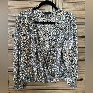 Open front blouse. Wear tank underneath. Very cute.